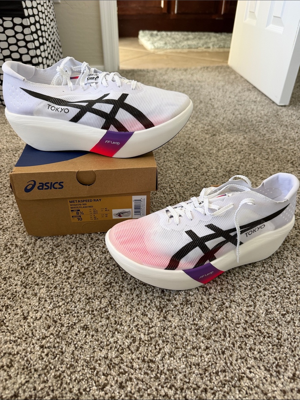 NWT Asics Metaspeed Ray Tokyo Racing Shoes